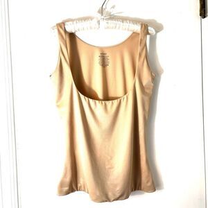 SPANX Shapewear 2X Open-Bust Cami nude beige